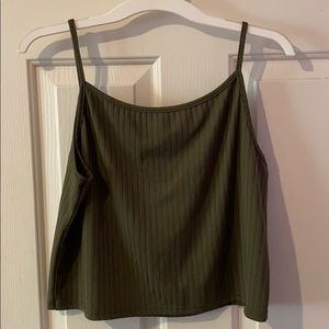Green tank top